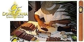 Cigar roller at L.A. wedding